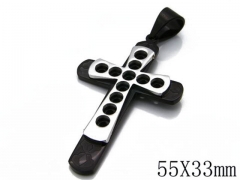 HY Stainless Steel 316L Cross Pendant-HYC09P0673H60