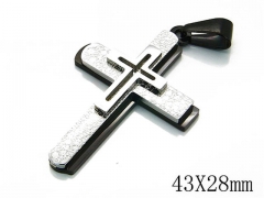 HY Stainless Steel 316L Cross Pendant-HYC09P0495HHQ