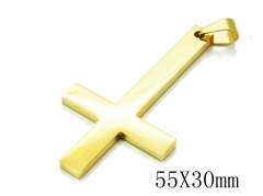 HY Stainless Steel 316L Cross Pendant-HYC59P0468LL