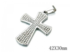 HY Stainless Steel 316L Cross Pendant-HYC70P0410KF