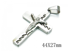 HY Stainless Steel 316L Cross Pendant-HYC09P0448PX