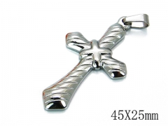 HY Stainless Steel 316L Cross Pendant-HYC70P0396KD