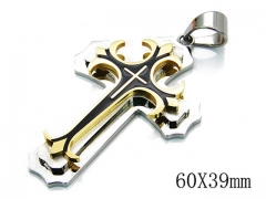 HY Stainless Steel 316L Cross Pendant-HYC79P0210HMC