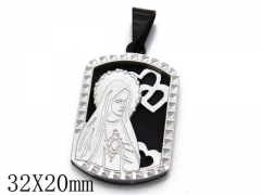HY Stainless Steel 316L Religion Pendant-HYC09P0687H20
