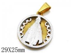 HY Stainless Steel 316L Religion Pendant-HYC09P0756H20