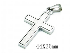 HY Stainless Steel 316L Cross Pendant-HYC59P0500NC