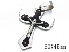 HY Stainless Steel 316L Cross Pendant-HYC08P0083H20