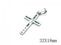 HY Stainless Steel 316L Cross Pendant-HYC59P0243MZ