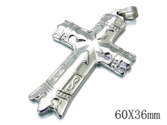 HY Stainless Steel 316L Cross Pendant-HYC70P0426LG