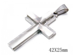 HY Stainless Steel 316L Cross Pendant-HYC09P0623H10