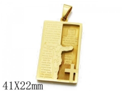 HY Stainless Steel 316L Religion Pendant-HYC09P0697H60