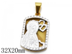 HY Stainless Steel 316L Religion Pendant-HYC09P0686H20