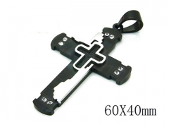 HY Stainless Steel 316L Cross Pendant-HYC09P0582HJY