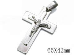 HY Stainless Steel 316L Cross Pendant-HYC08P0086H00