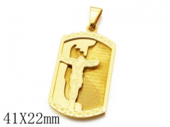 HY Stainless Steel 316L Religion Pendant-HYC09P0683H60