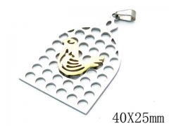 HY Stainless Steel 316L Animal Style Pendant-HYC70P0402LA