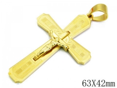 HY Stainless Steel 316L Cross Pendant-HYC09P0147HJZ