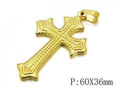HY Stainless Steel 316L Cross Pendant-HYC70P0467MZ