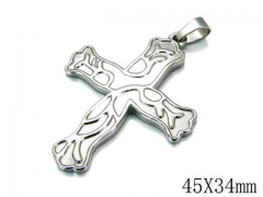 HY Stainless Steel 316L Cross Pendant-HYC70P0416KF
