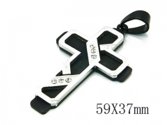 HY Stainless Steel 316L Cross Pendant-HYC09P0578HJW