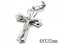 HY Stainless Steel 316L Cross Pendant-HYC08P0094M0