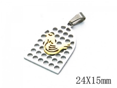 HY Stainless Steel 316L Animal Style Pendant-HYC70P0400KL