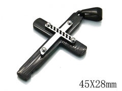 HY Stainless Steel 316L Cross Pendant-HYC09P0492HHF