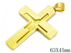 HY Stainless Steel 316L Cross Pendant-HYC09P0129HLZ