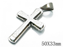 HY Stainless Steel 316L Cross Pendant-HYC09P0482HIQ
