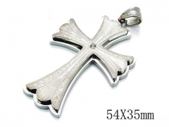 HY Stainless Steel 316L Cross Pendant-HYC79P0232HHS