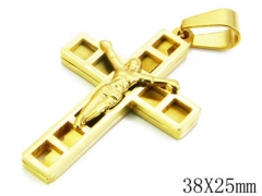 HY Stainless Steel 316L Cross Pendant-HYC09P0159HHZ