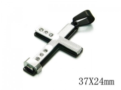 HY Stainless Steel 316L Cross Pendant-HYC09P0572HAA