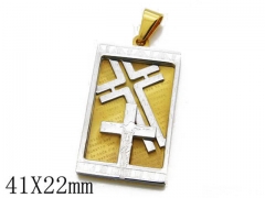 HY Stainless Steel 316L Religion Pendant-HYC09P0694H60