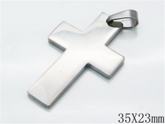 HY Stainless Steel 316L Cross Pendant-HYC70P0258KE