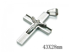 HY Stainless Steel 316L Cross Pendant-HYC09P0456OE