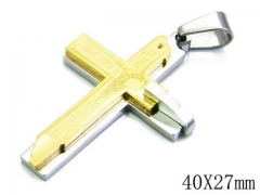 HY Stainless Steel 316L Cross Pendant-HYC09P0184HHZ