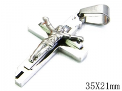 HY Stainless Steel 316L Cross Pendant-HYC09P0160HZZ