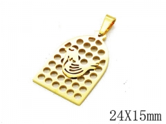 HY Stainless Steel 316L Animal Style Pendant-HYC70P0401KL