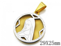HY Stainless Steel 316L Religion Pendant-HYC09P0767H20