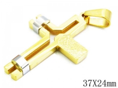 HY Stainless Steel 316L Cross Pendant-HYC09P0181HZZ