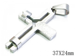 HY Stainless Steel 316L Cross Pendant-HYC09P0180PZ