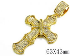 HY Stainless Steel 316L Cross Pendant-HYC15P0009J85
