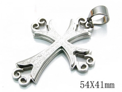 HY Stainless Steel 316L Cross Pendant-HYC79P0211HHF