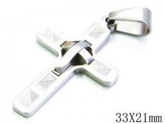 HY Stainless Steel 316L Cross Pendant-HYC09P0165PZ