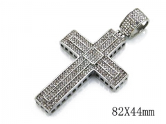 HY Stainless Steel 316L Cross Pendant-HYC15P0031K08