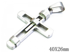 HY Stainless Steel 316L Cross Pendant-HYC09P0168HZZ