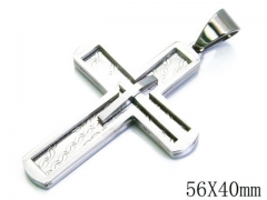 HY Stainless Steel 316L Cross Pendant-HYC09P0130HJZ