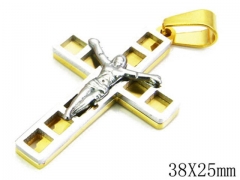 HY Stainless Steel 316L Cross Pendant-HYC09P0158HHZ