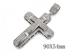 HY Stainless Steel 316L Cross Pendant-HYC15P0018K50