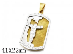 HY Stainless Steel 316L Religion Pendant-HYC09P0684H60